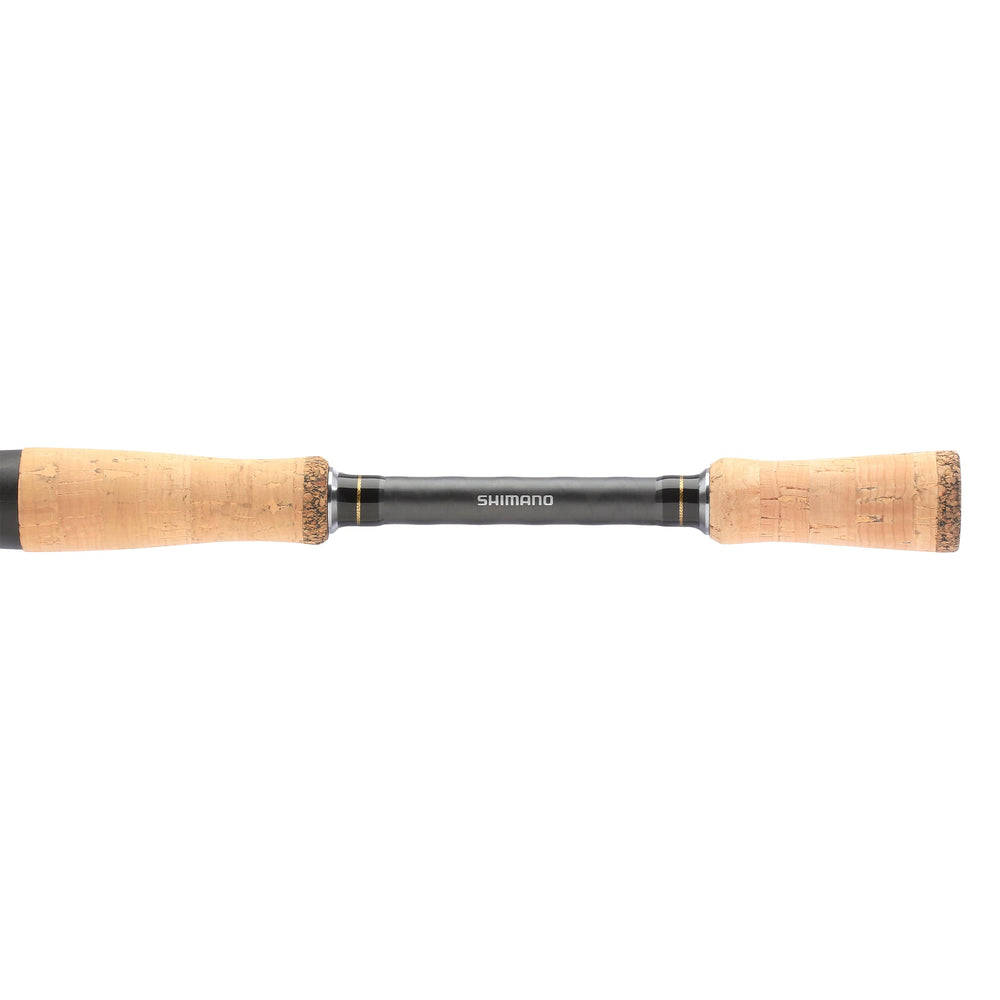Shimano Intenza A titanium oxide guides improve balance and line control.