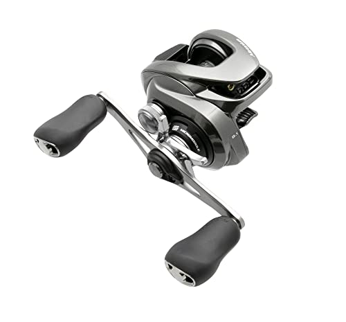 Shimano Metanium B MGL Spool III, lower inertia for longer casts.