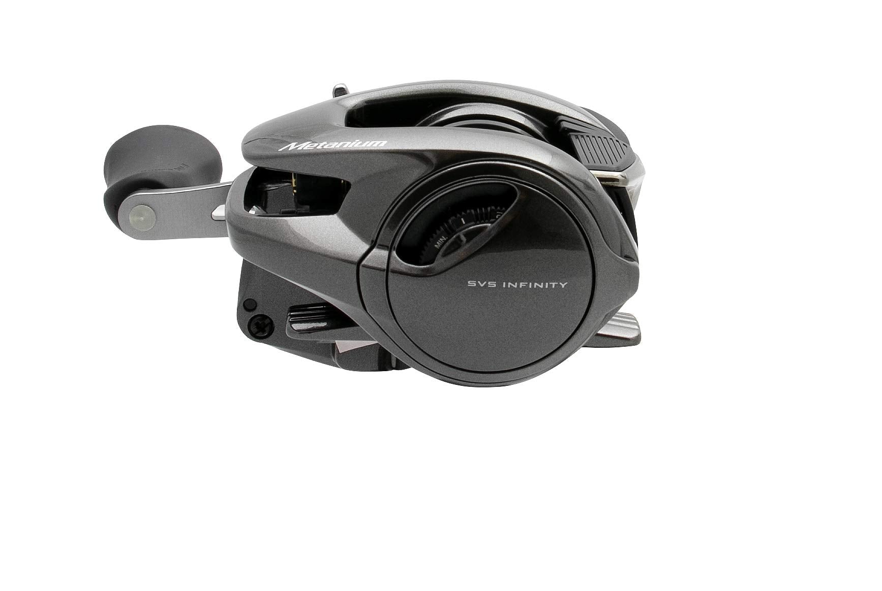Shimano Metanium B MicroModule Gear, smoother, quieter retrieve.