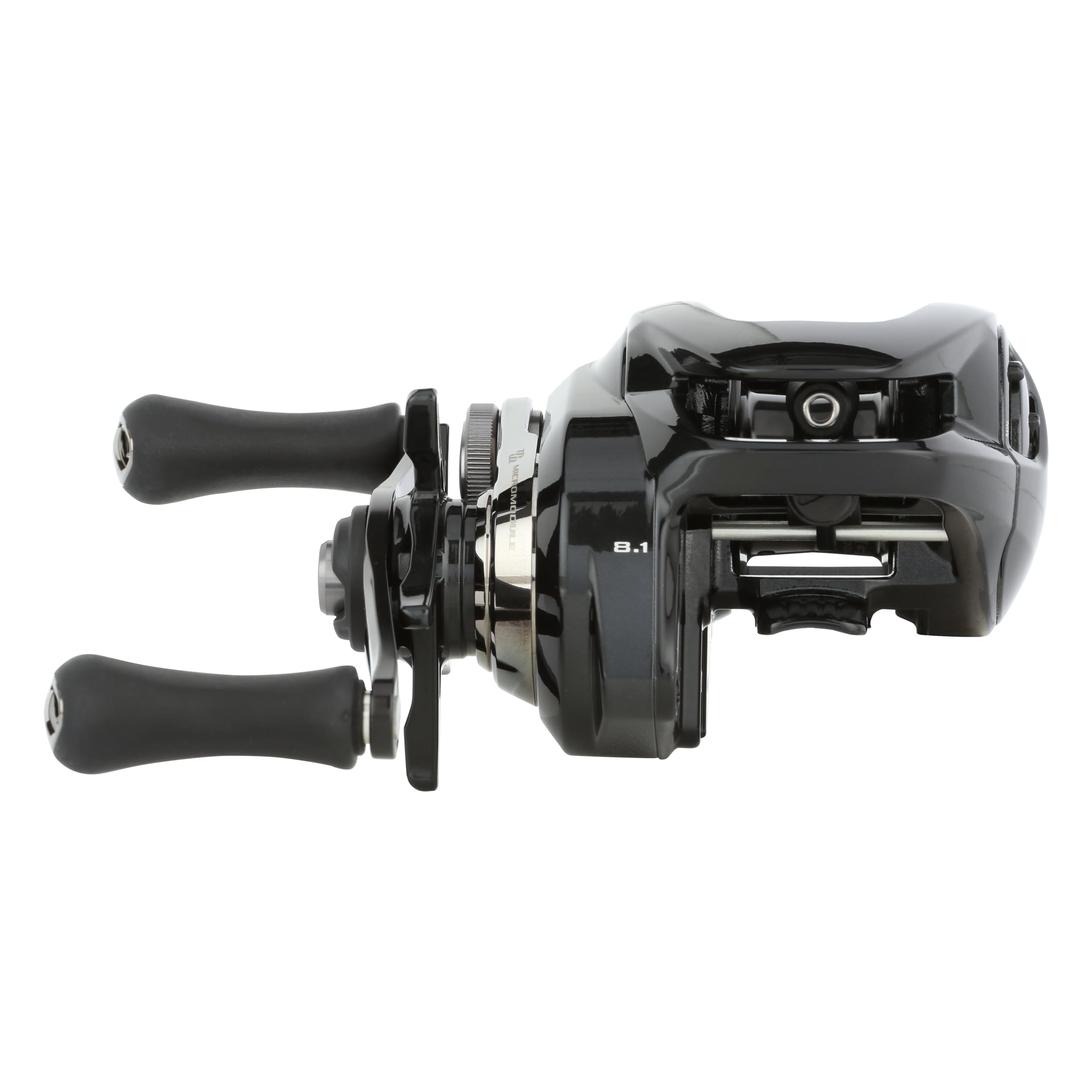 Shimano Metanium DC A CoreSolid magnesium body offers durability and light handling.