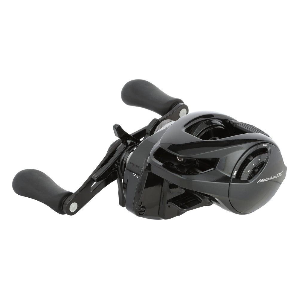 SHIMANO Metanium DC70A ergonomic handle view for all-day comfort