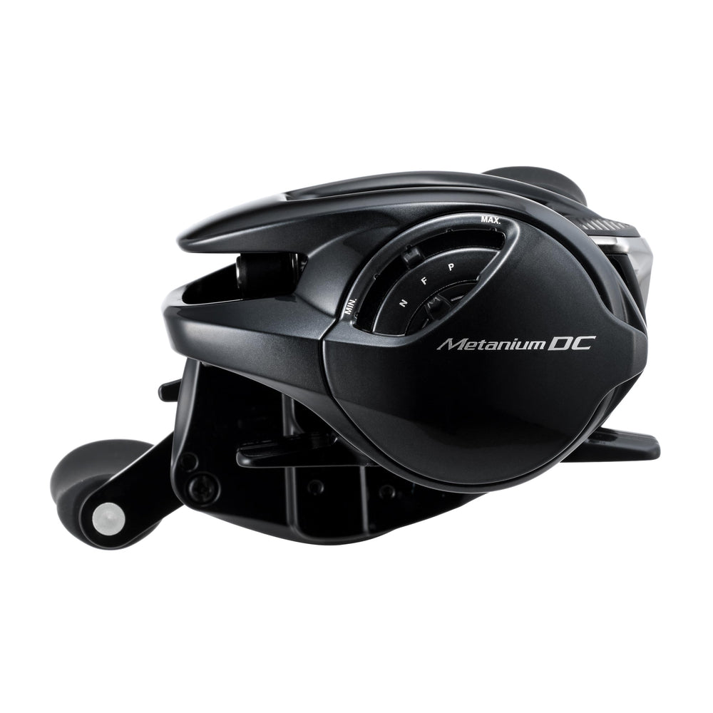 SHIMANO Metanium DC70A Hagane body close-up highlighting strength