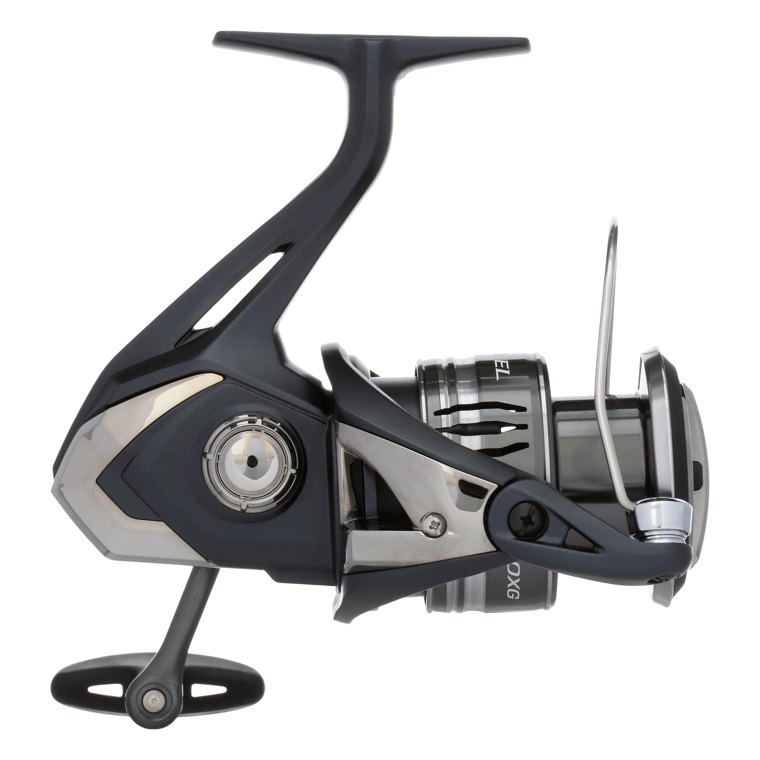 Shimano MIRAVEL MIR4000XG Propulsion Line Management reduces line tangles.