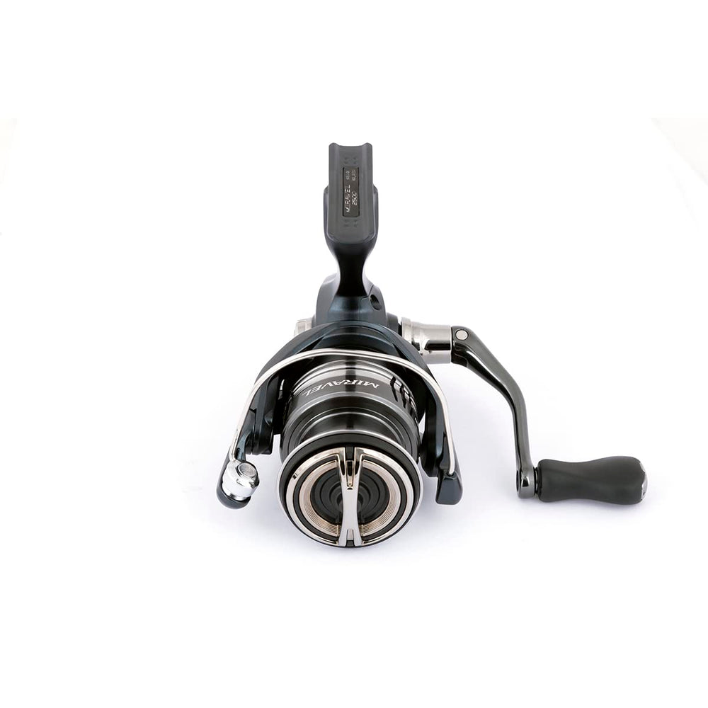 SHIMANO MIRAVEL MIRC3000HG CoreProtect seal closeup showing corrosion resistance during saltwater fishing.