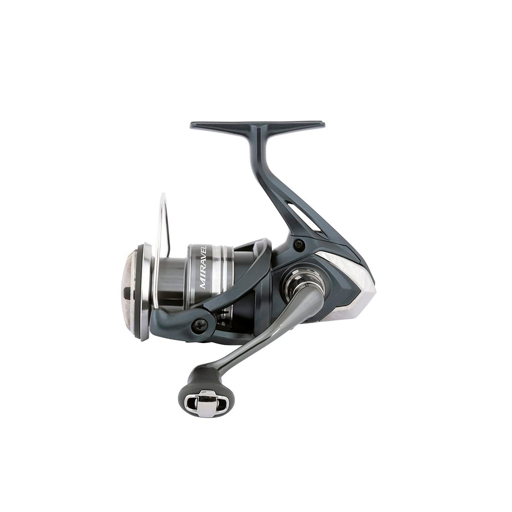 SHIMANO MIRAVEL MIRC3000HG rotor closeup highlighting MagnumLite rotor for lighter, smoother casts.