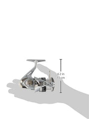 Smooth crank action highlights 91 cm retrieve per turn.