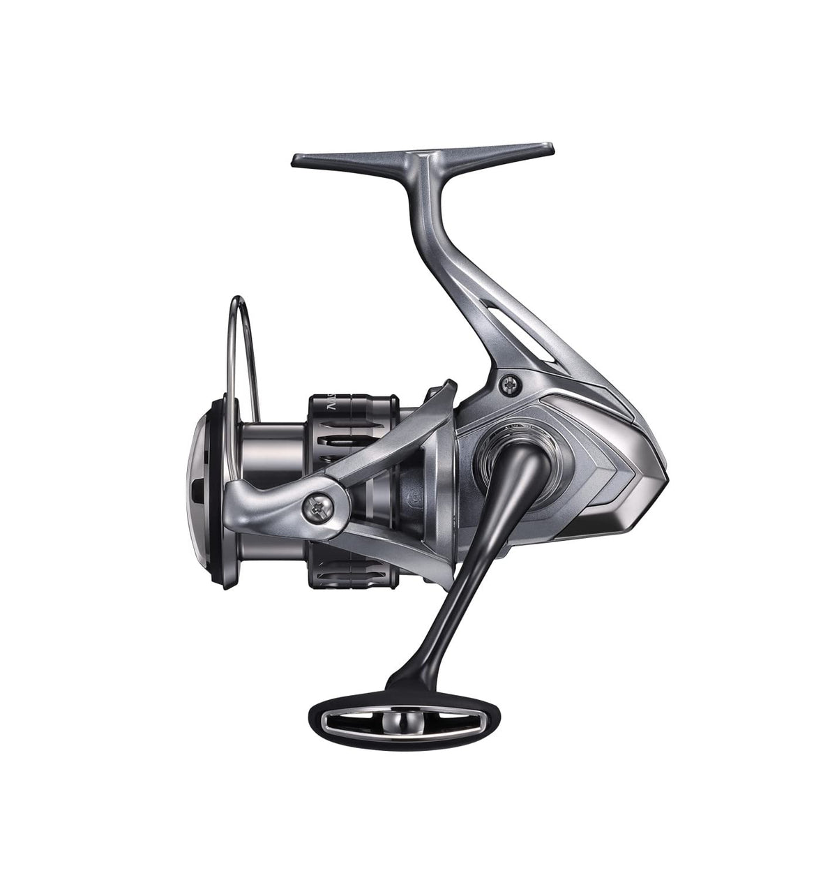 Shimano Nasci C5000XG spinning reel close-up highlighting smooth casting and compact 10.8oz design