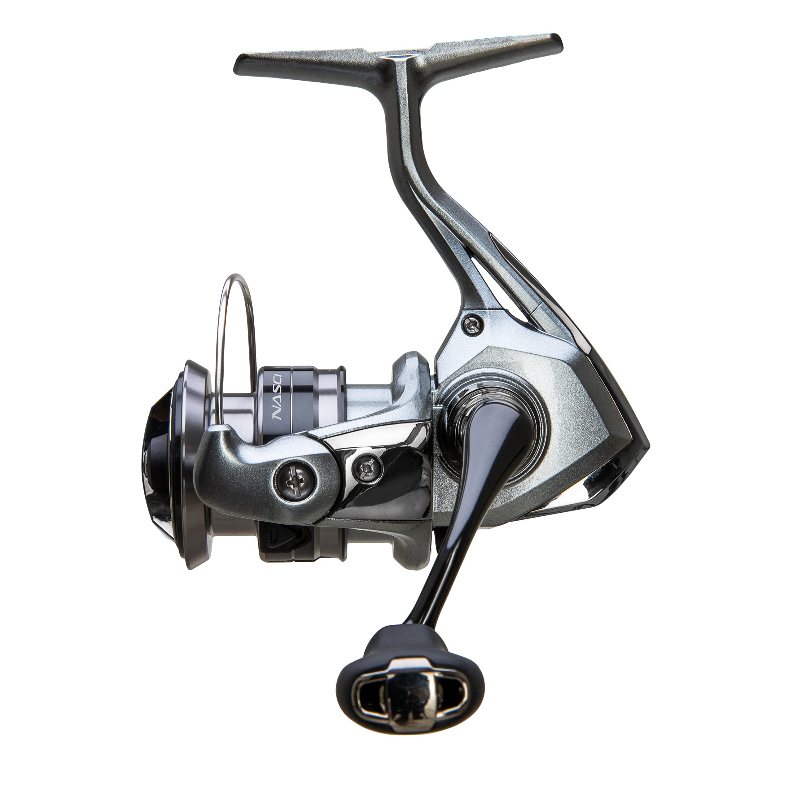 Shimano NASCI NAS500FC G-Free Body reduces rod height for comfortable handling