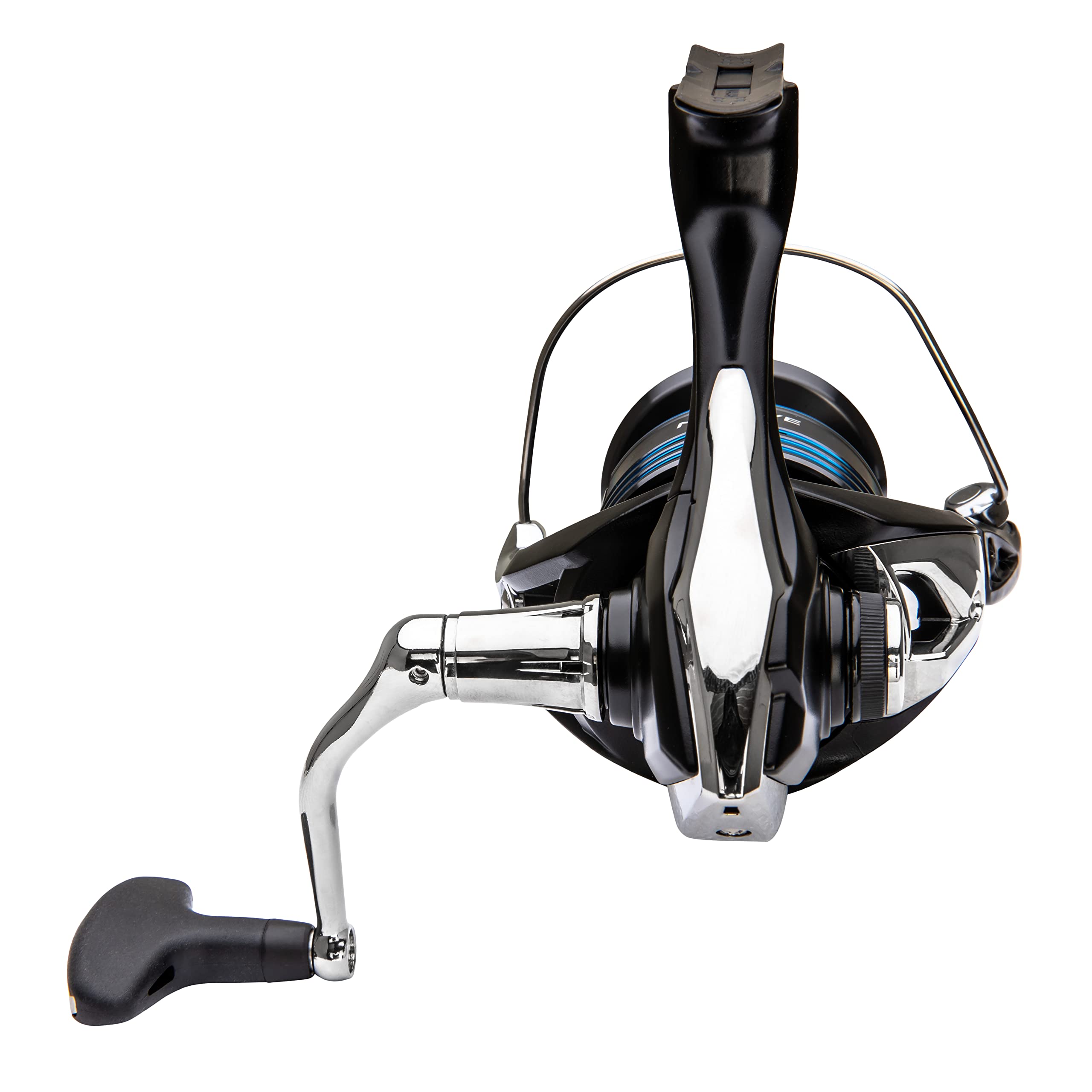 SHIMANO Nexave 4000HG FI reel side profile, balanced design for steady retrieves.