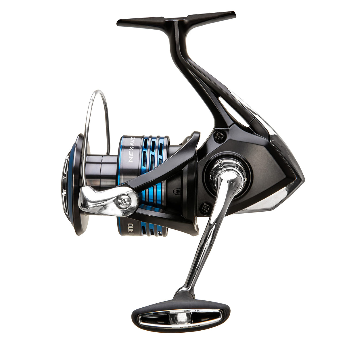 SHIMANO Nexave C5000Hg FI front view reel for precise casting and smooth line release.