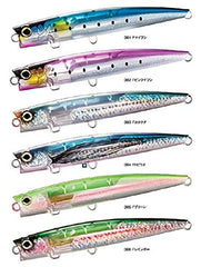Shimano Ocea Bubble Dip 220F Pink Sardine side view highlighting buoyant floating lure.