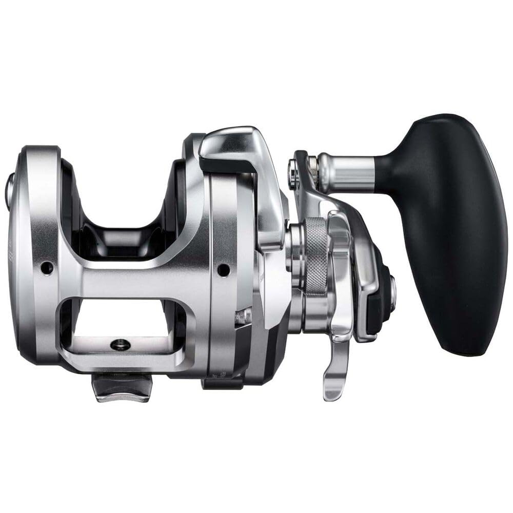 SHIMANO OCEA JIGGER 1500HG cross carbon drag close-up highlighting drag range