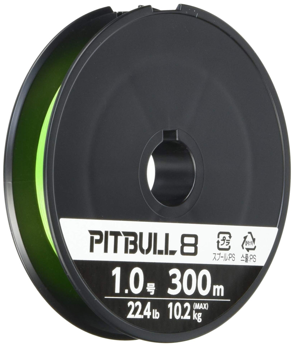 Shimano Pitbull 8 Lime Green braided PE fishing line PL-M78S 300m