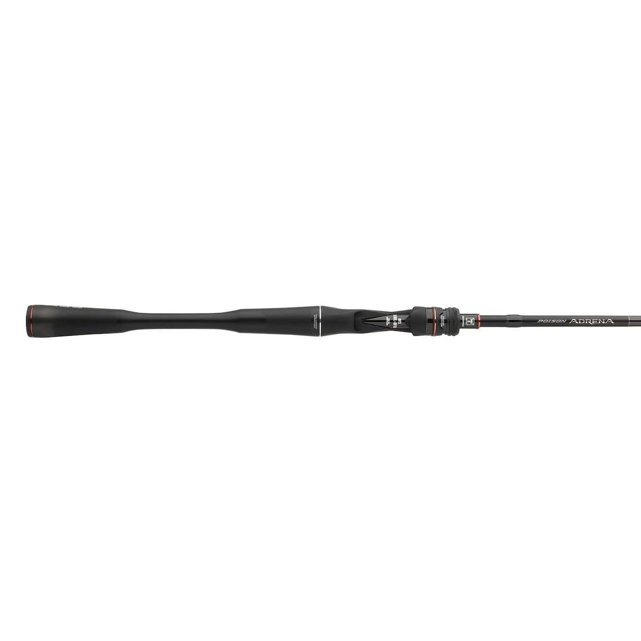 Shimano Poison Adrena B CI4+ reel seat reduces weight for better balance.