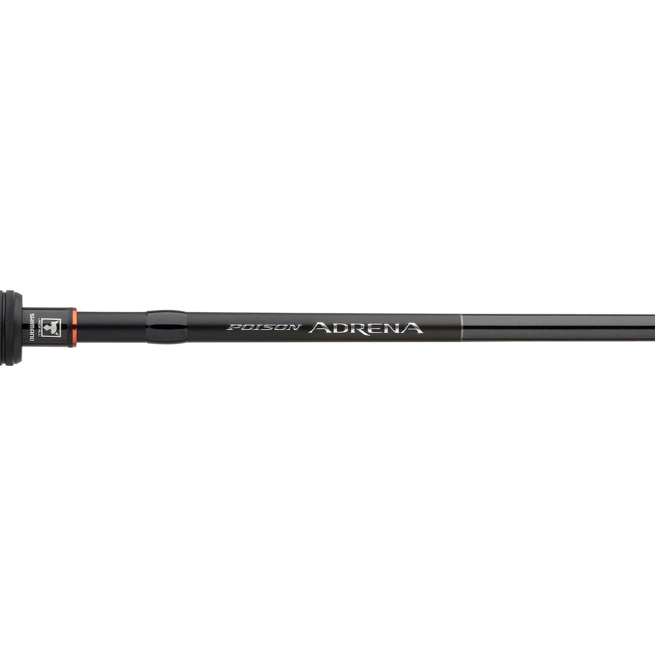 Shimano Poison Adrena B full monocoque handle boosts control and comfort during casts.