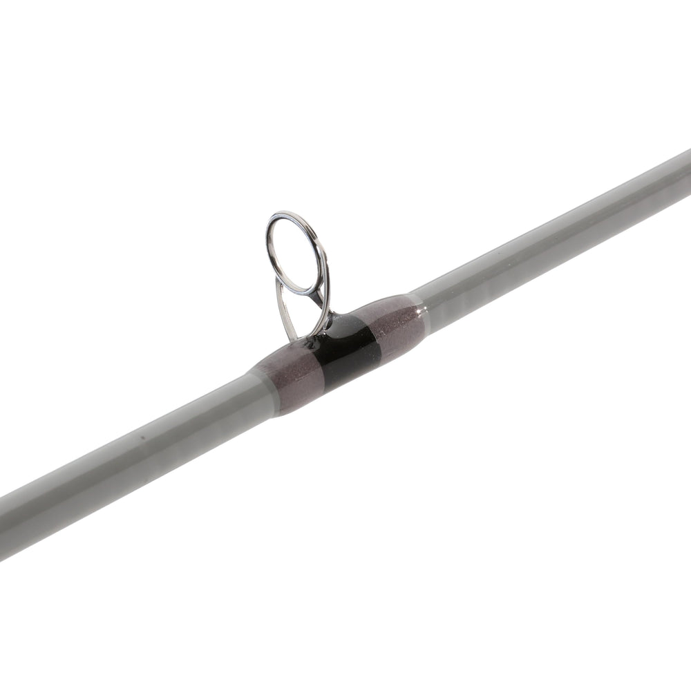Shimano Saguaro 66MHB rod glass-blank closeup highlights durability.