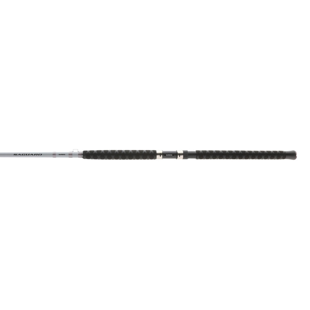 Shimano Saguaro reinforced handle improves grip during long sessions