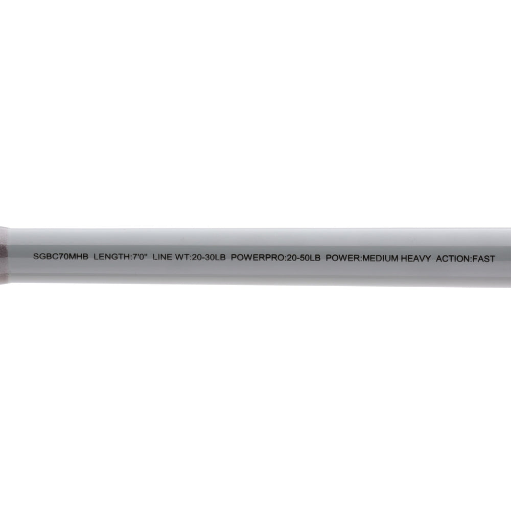 Shimano Saguaro SeaGuide stainless steel guides ensure smooth line flow