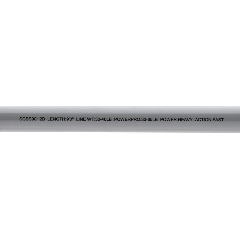 Shimano Saguaro SGBS90H2B reinforced handle enhances grip during fights