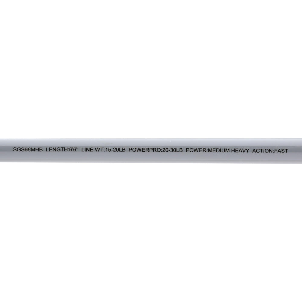 Shimano Saguaro rod ready for setup with gear, versatile for multiple inshore tactics