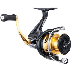 Shimano Sahara 1000Fi spinning reel in clam pack, smooth operation for freshwater fishing