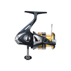 Shimano Sahara FJ Clam Spinning Reel propulsion line management system in action for better line control.