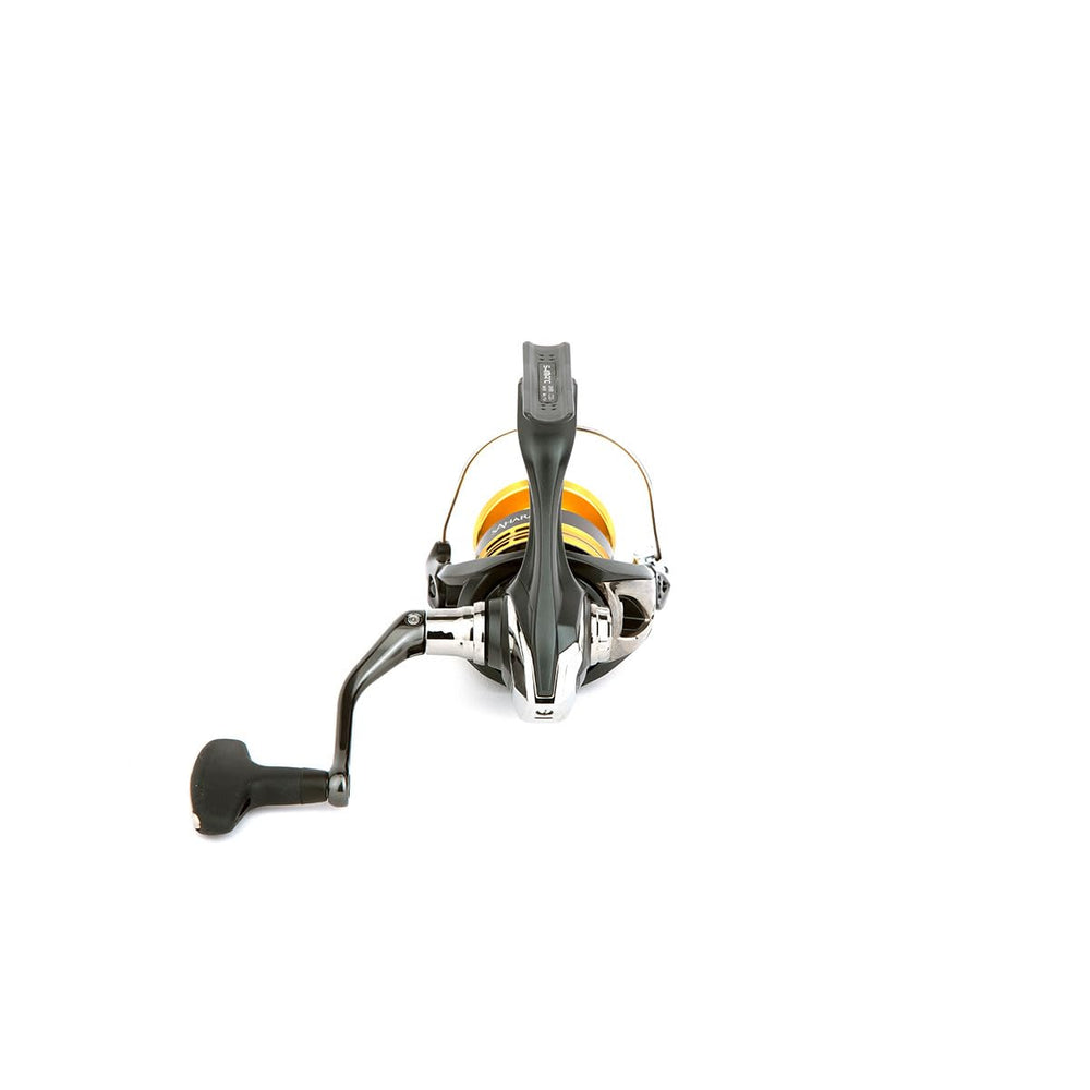 SHIMANO Sahara FJ handle shot emphasizing ergonomic, balanced G-Free design for comfort