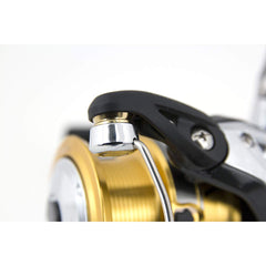 Inside packaging reveals the Sahara 2500 reel and included setup components