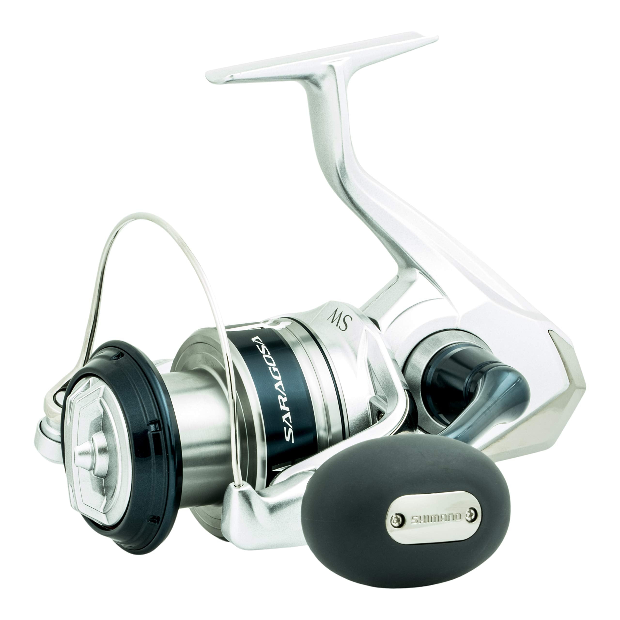 SHIMANO SARAGOSA SW A 5000XG drag system close-up for precise tension.