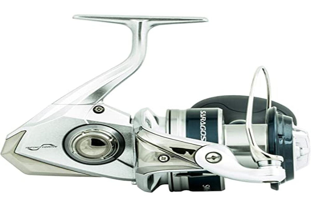 Shimano Saragosa SW A 6000HG front view reel highlighting rugged saltwater durability