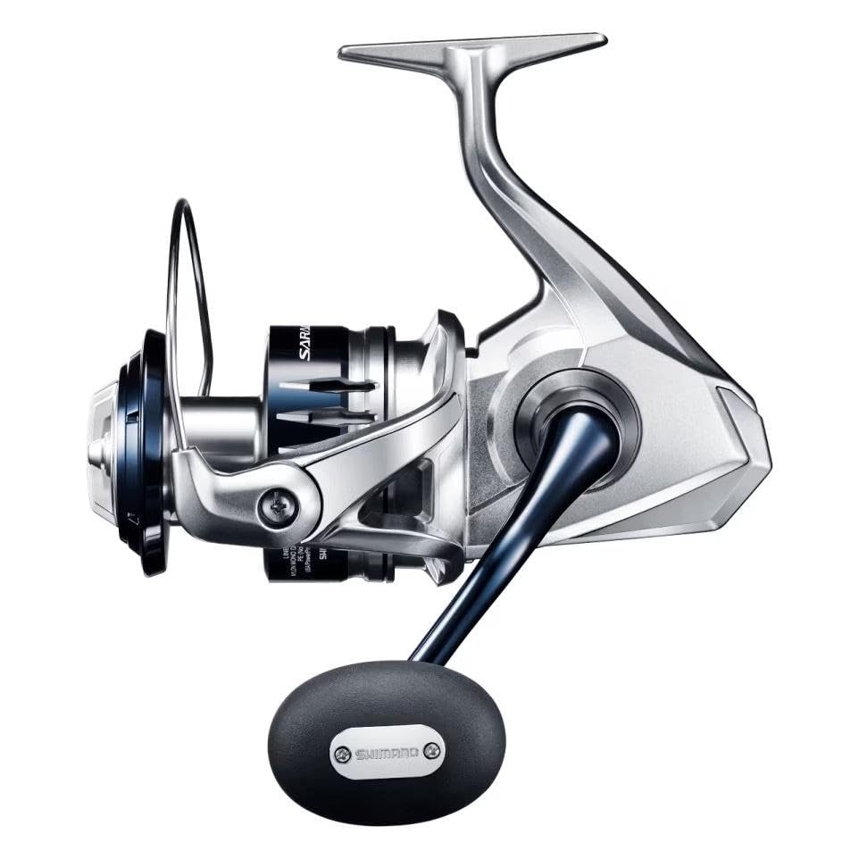 SHIMANO SARAGOSA SW A 8000HG Hagane Gear delivers enduring torque.