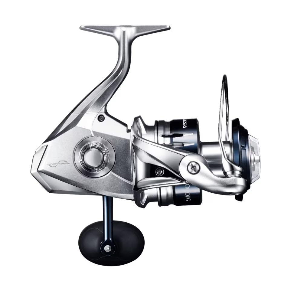 SHIMANO SARAGOSA SW A 8000HG infinity-drive mechanism delivering smooth winding.