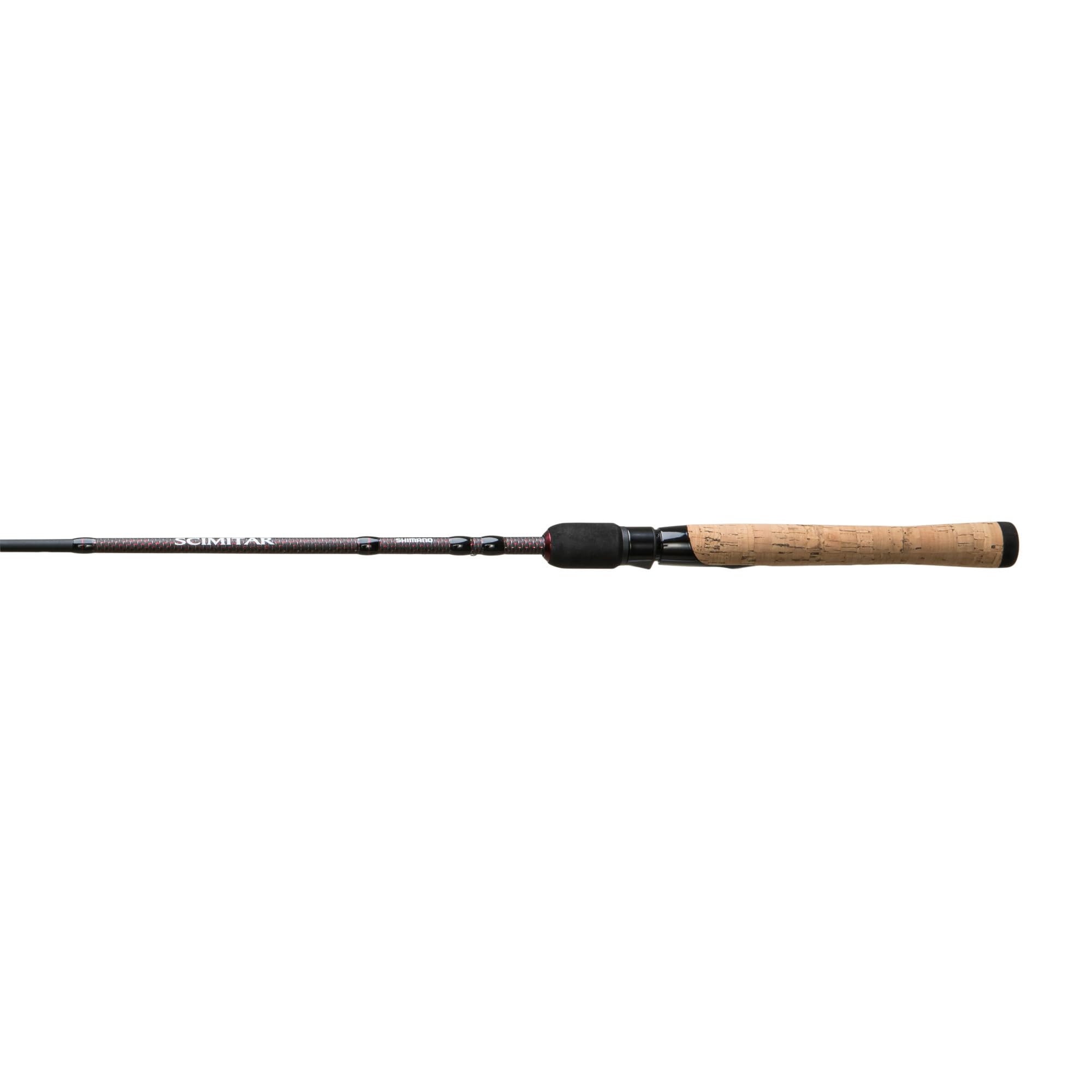 SHIMANO Scimitar 56 UL SPN C rod side view highlights lightweight sensitivity for finesse fishing.