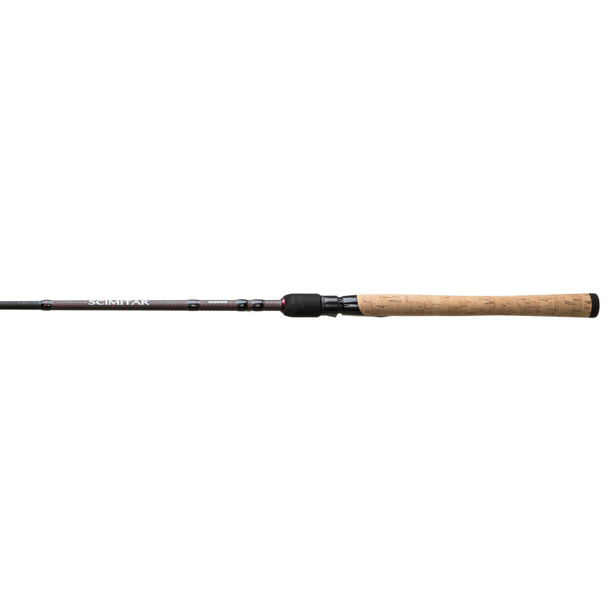 SHIMANO Scimitar 66 M SPN C full rod demonstrating balanced design for versatile casting