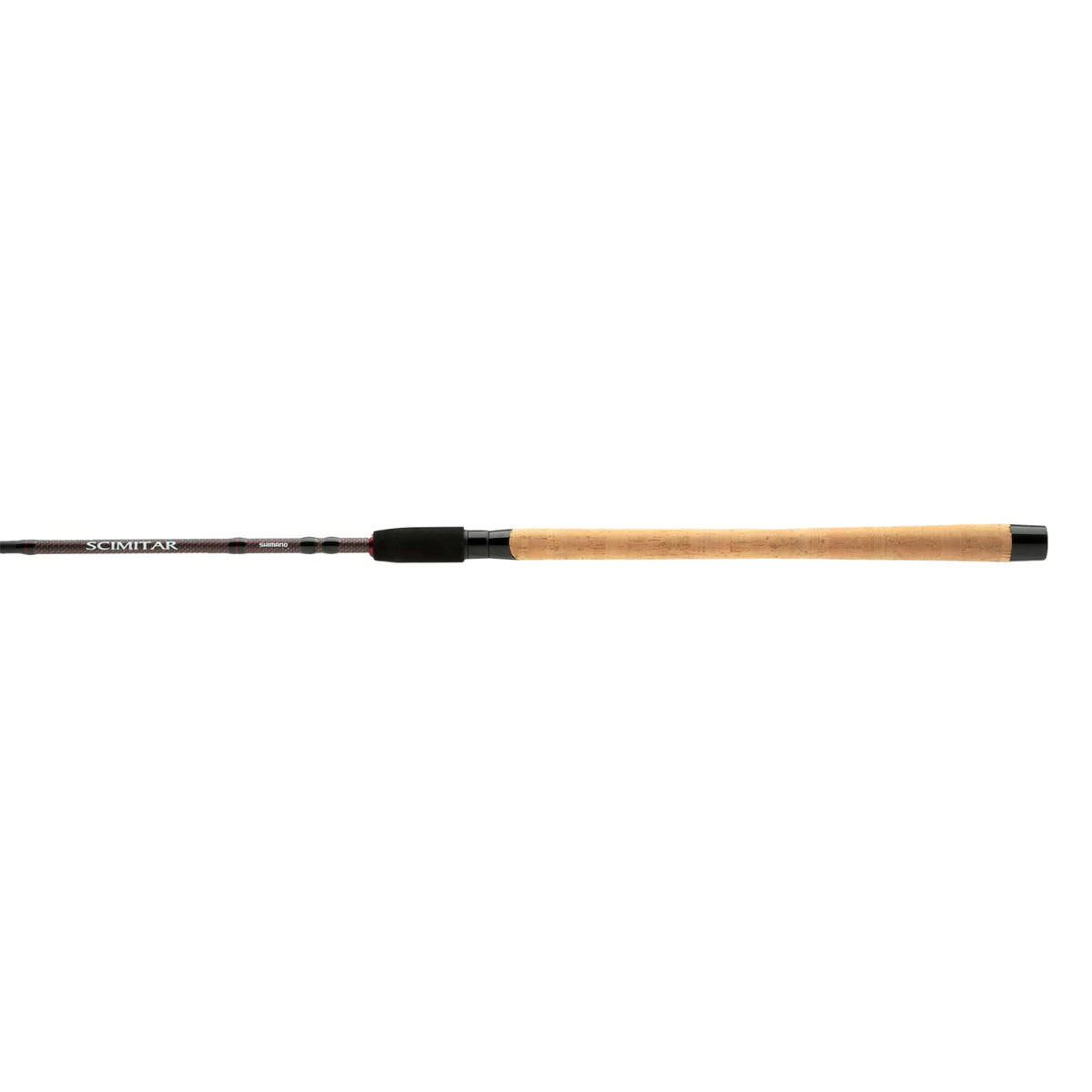 SHIMANO Scimitar Steelhead 86M 2PC SPN rod overview highlights travel-friendly design.