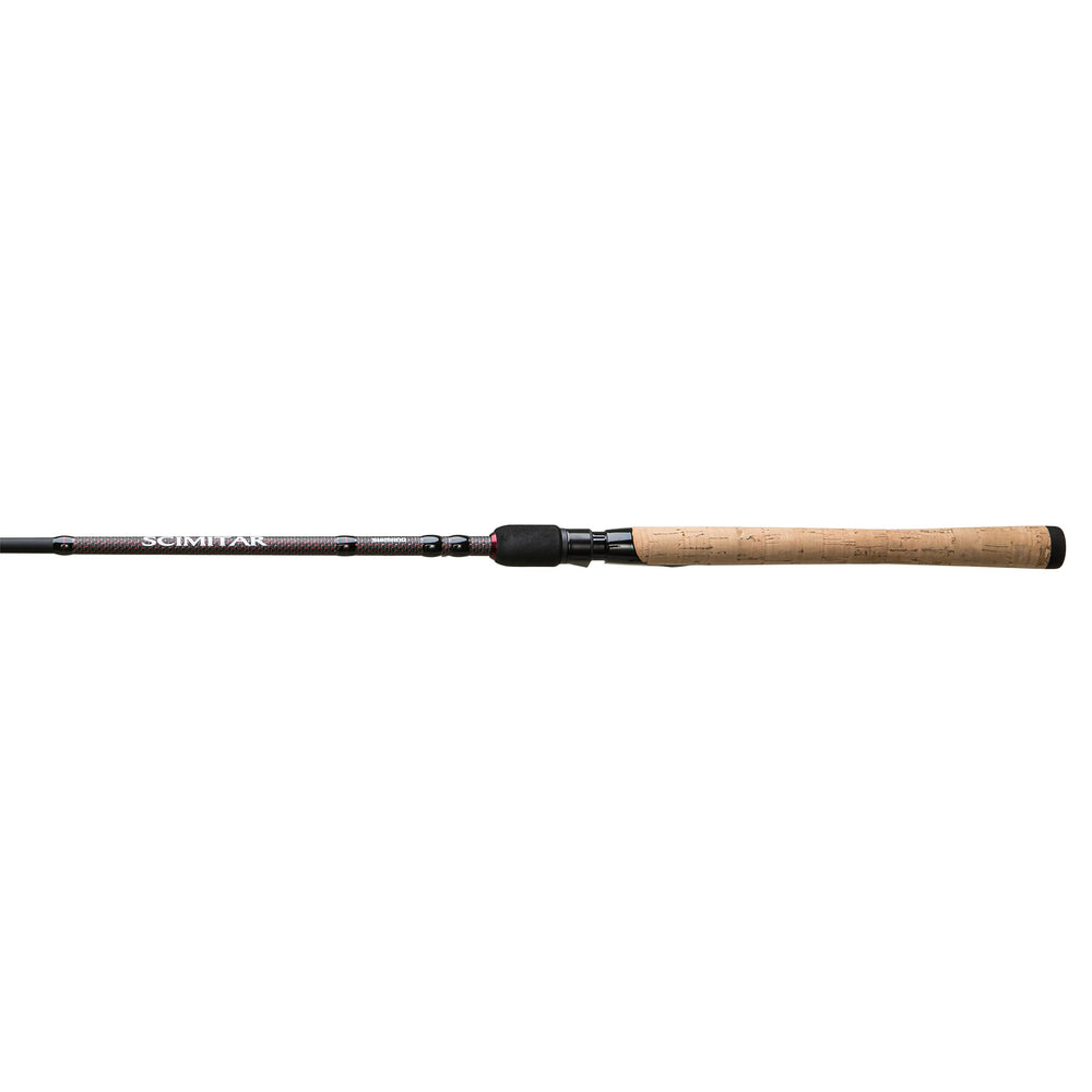 Shimano Scimitar featuring titanium oxide guides for smooth casting