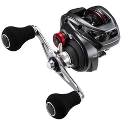 Shimano Scorpion MD 300XGLH front view shows a sturdy core body for big fish