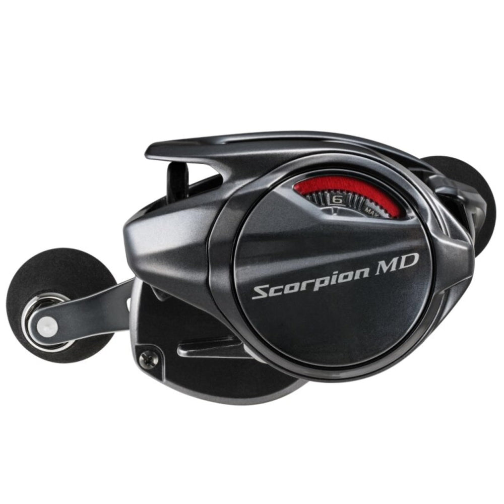 Shimano Scorpion MD 300XGLH spool dimensions highlight high capacity spooling
