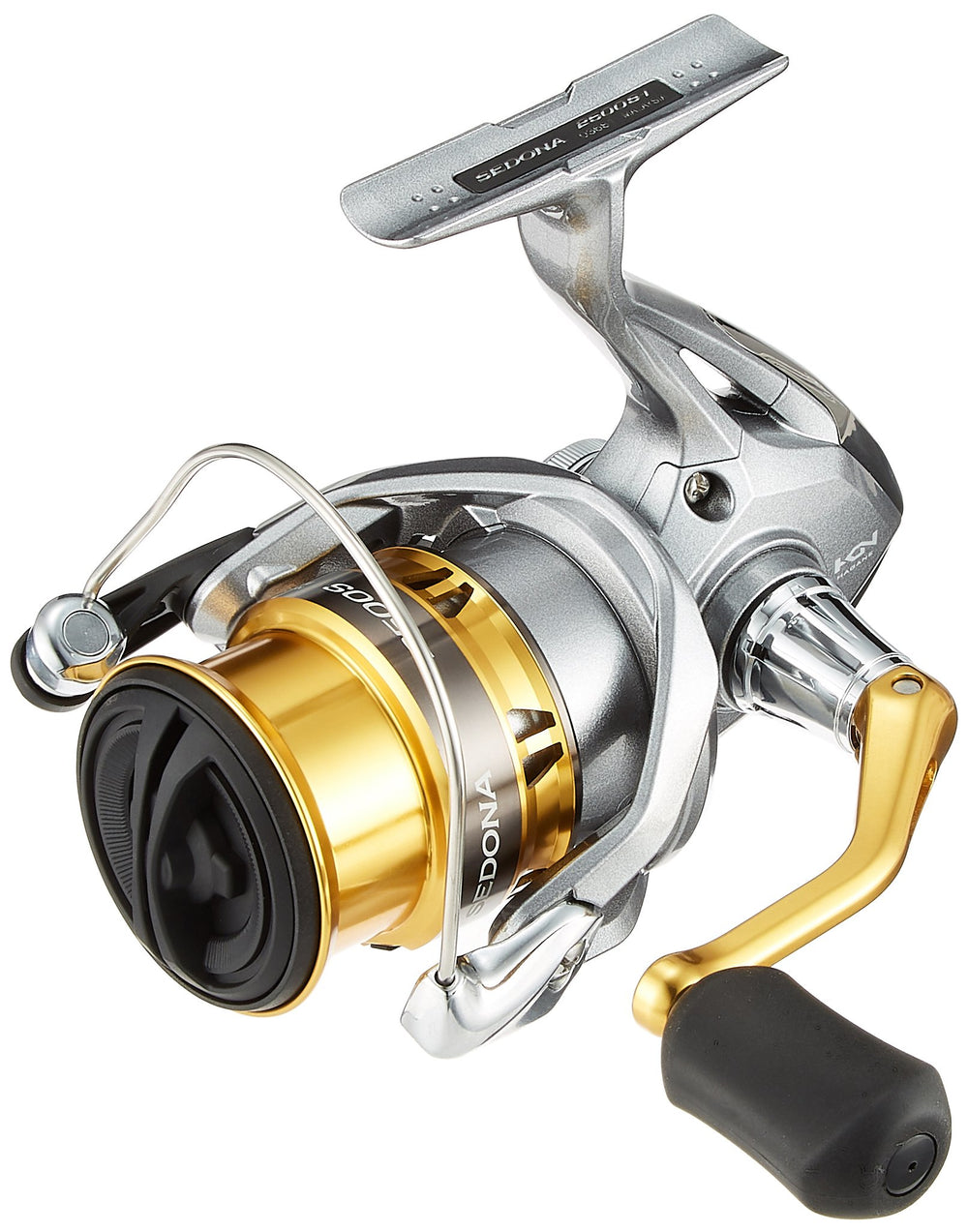 Front view of SHIMANO Sedona 2500 S FI spinning reel