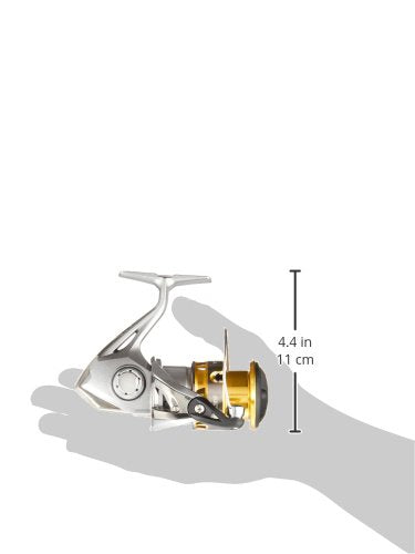 Shimano Sedona 2500HG reel in use on a freshwater setup for casting.
