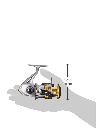 SHIMANO Sedona C3000HG reel body communicates sturdy construction and durability.