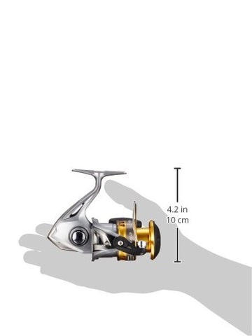 SHIMANO Sedona C3000HG reel body communicates sturdy construction and durability.