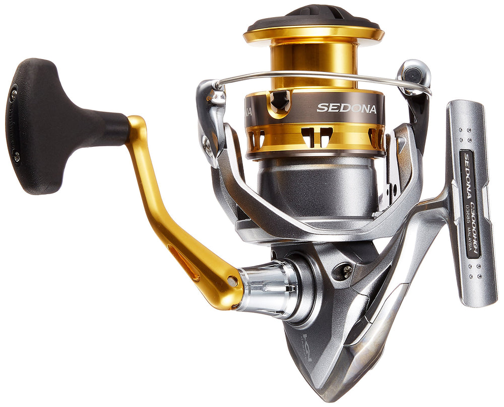 SHIMANO Sedona C3000HG reel handle for smooth operation during long sessions.