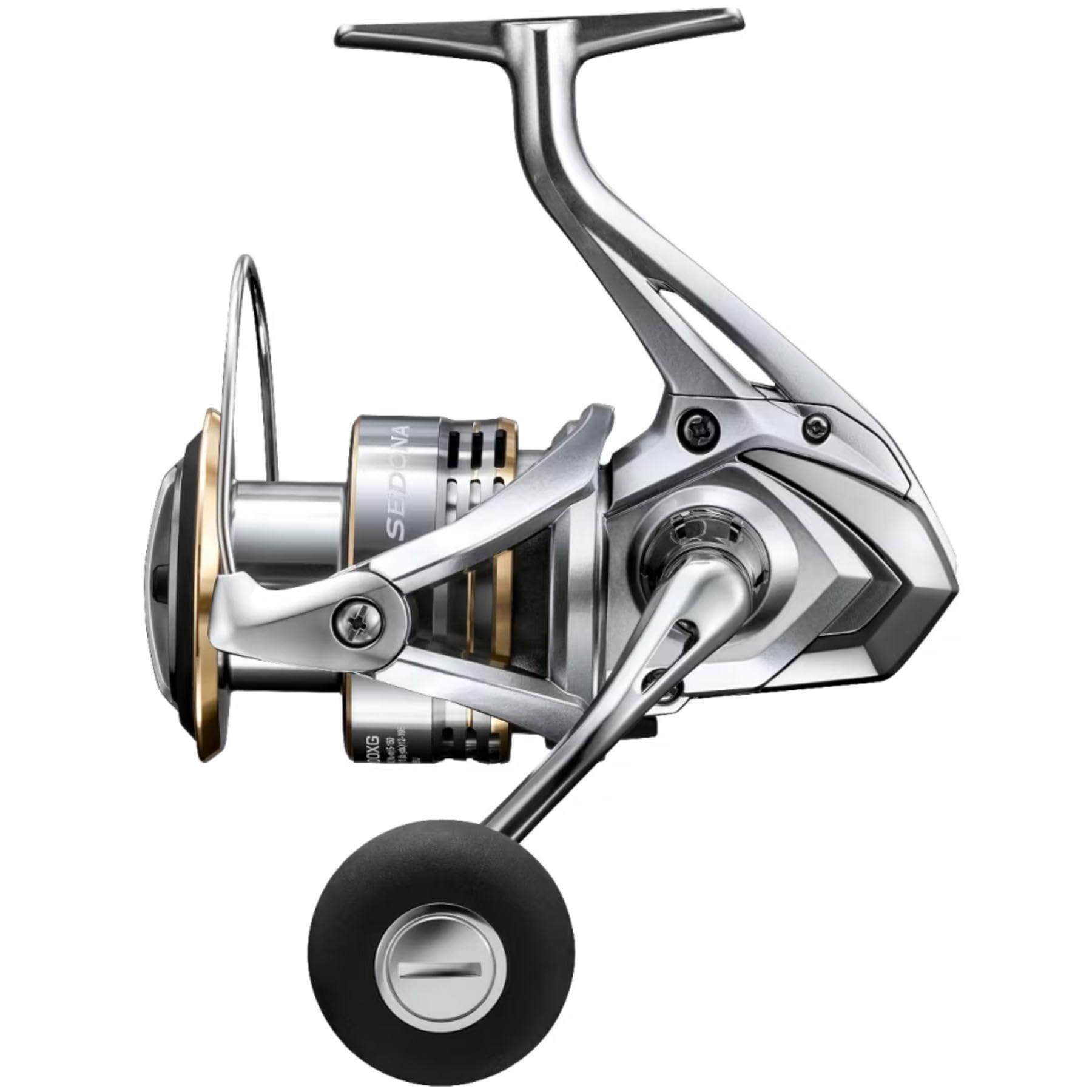 SHIMANO Sedona C5000XG reel top view shows compact form for smooth jigging.