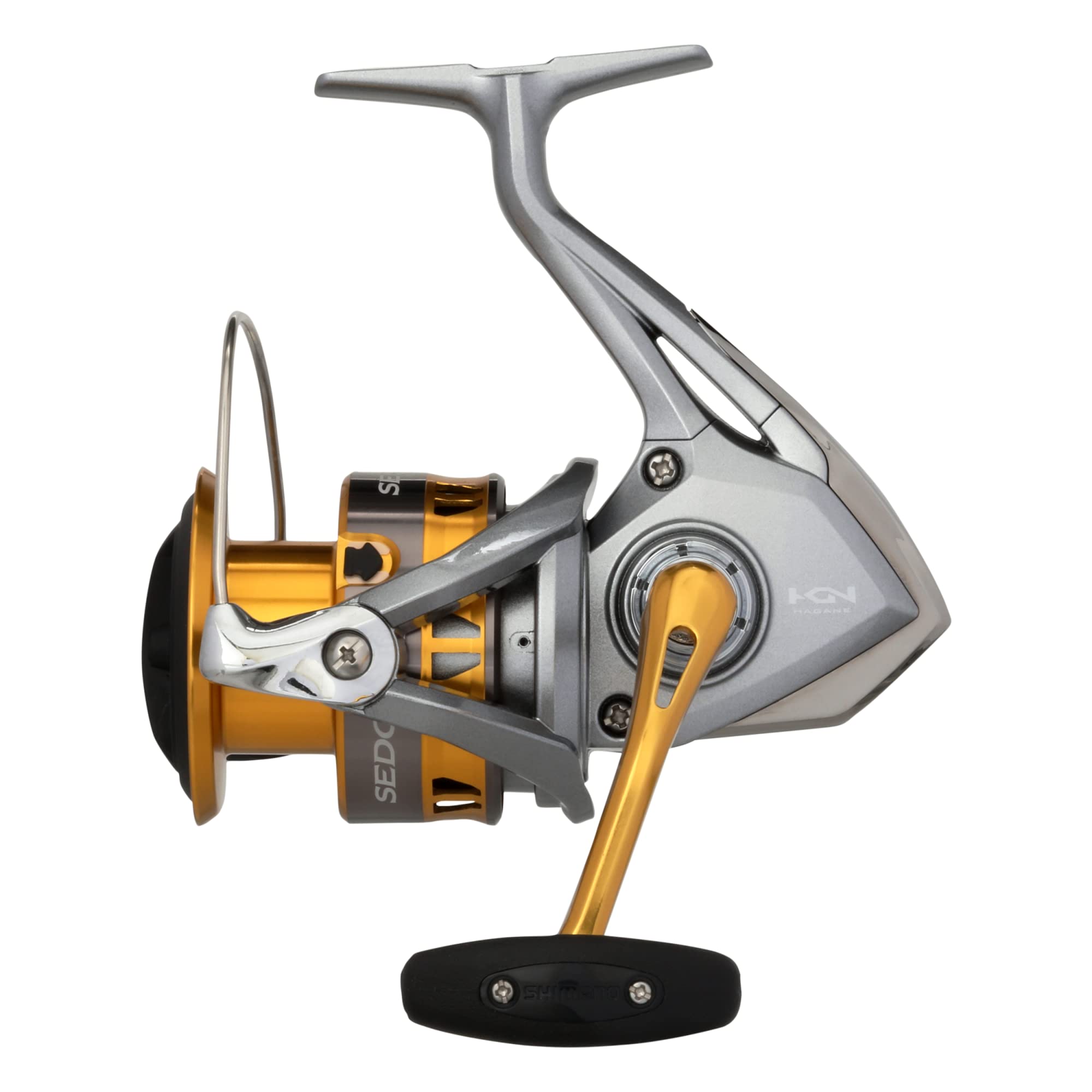Shimano Sedona FI front spool close-up showing line release and smooth casting potential.