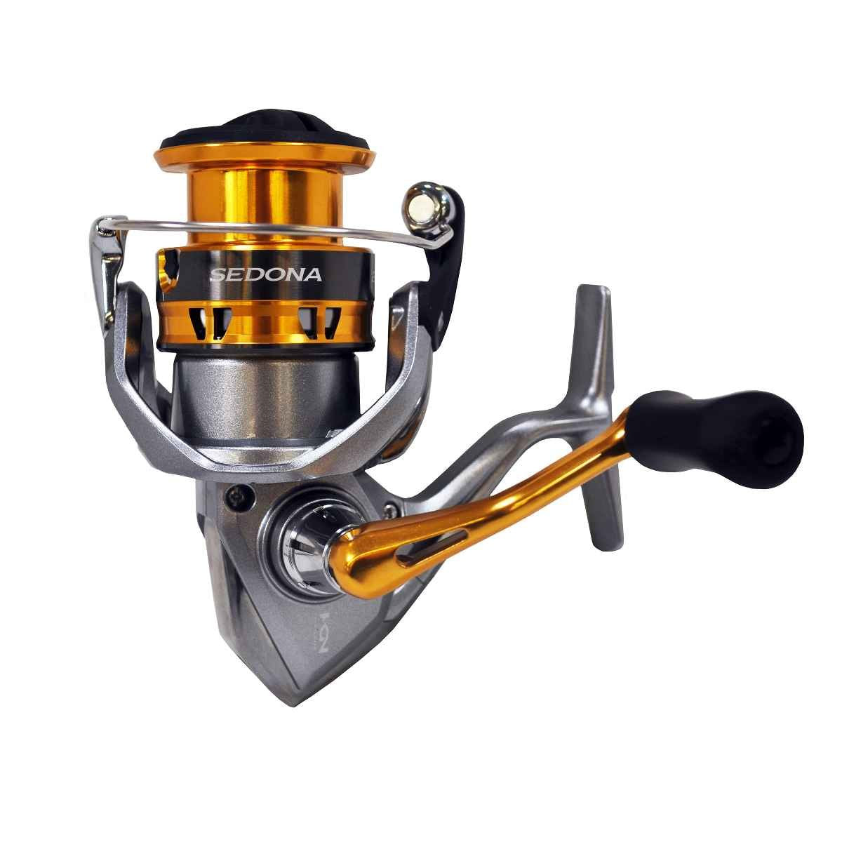 Shimano Sedona FI Spinning 2500 with Hagane gear for durable, smooth retrieval.