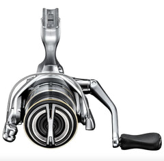 Shimano Sedona FJ 2500 compact silver design with gold accents for style and durability