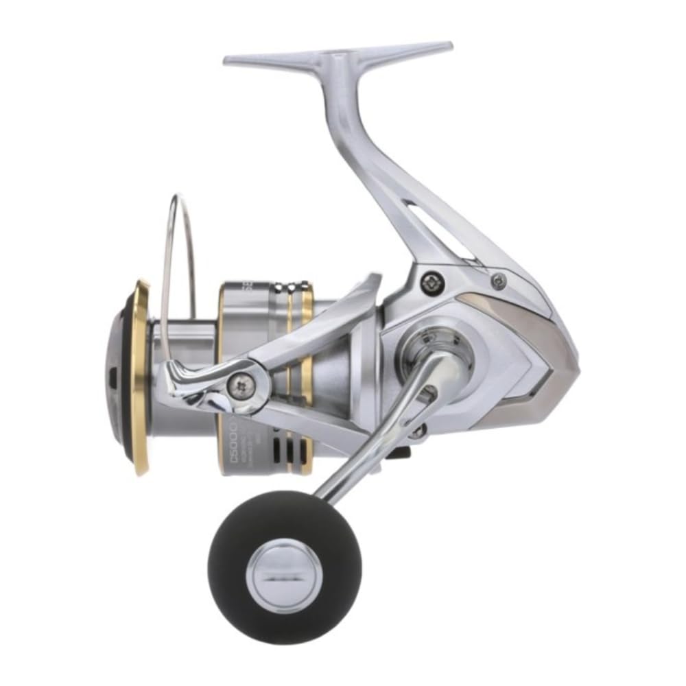 Shimano Sedona FJ spinning reel front view highlighting sturdy construction for reliable casting.