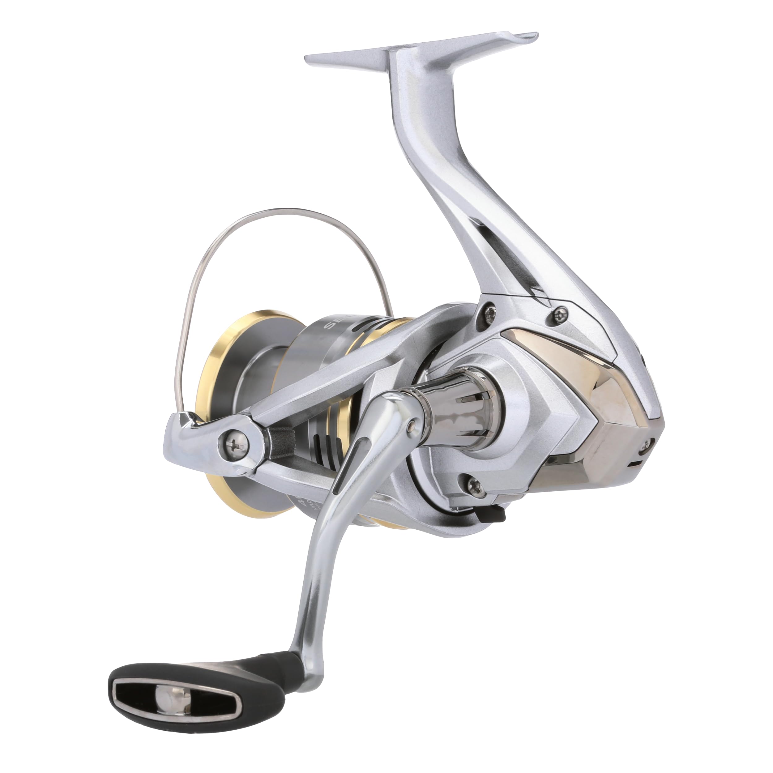 Line management system on Shimano Sedona SE4000XGFJC illustrating clean line lay.