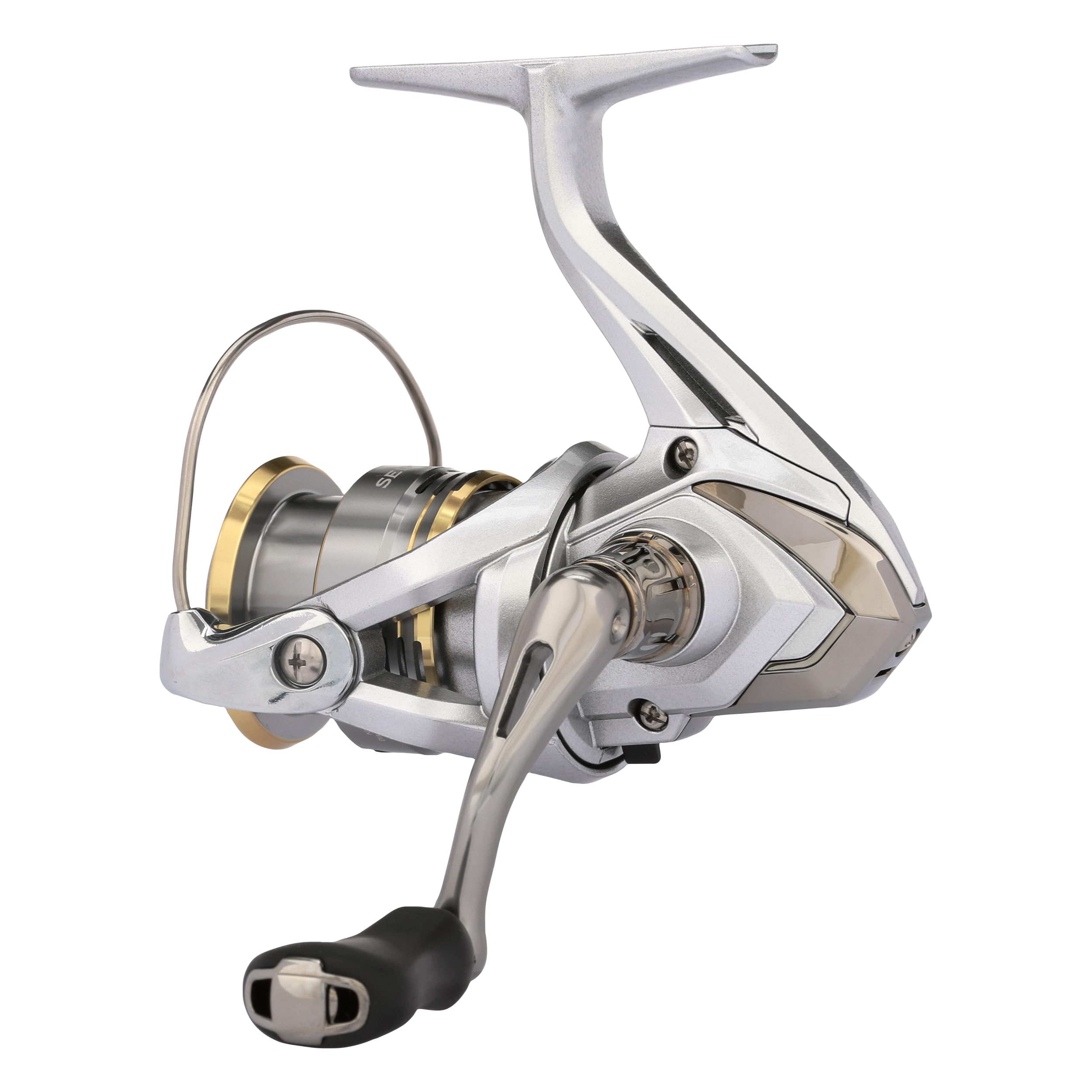 Shimano Sedona SE1000FJC SilentDrive closeup emphasizes quiet operation during long days on the water.